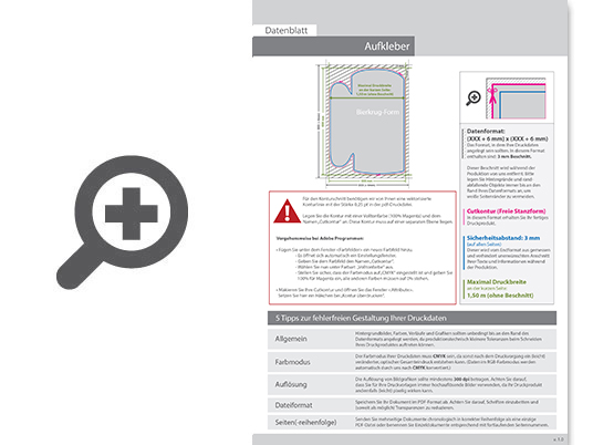 Product Bild hinterglasaufkleber_4_0_farbig_bedruckt_in_bierkrug-form_konturgeschnitten