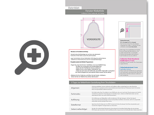 Product Bild fenster-klebefolie_4_0_farbig_bedruckt_in_birne-form_konturgeschnitten