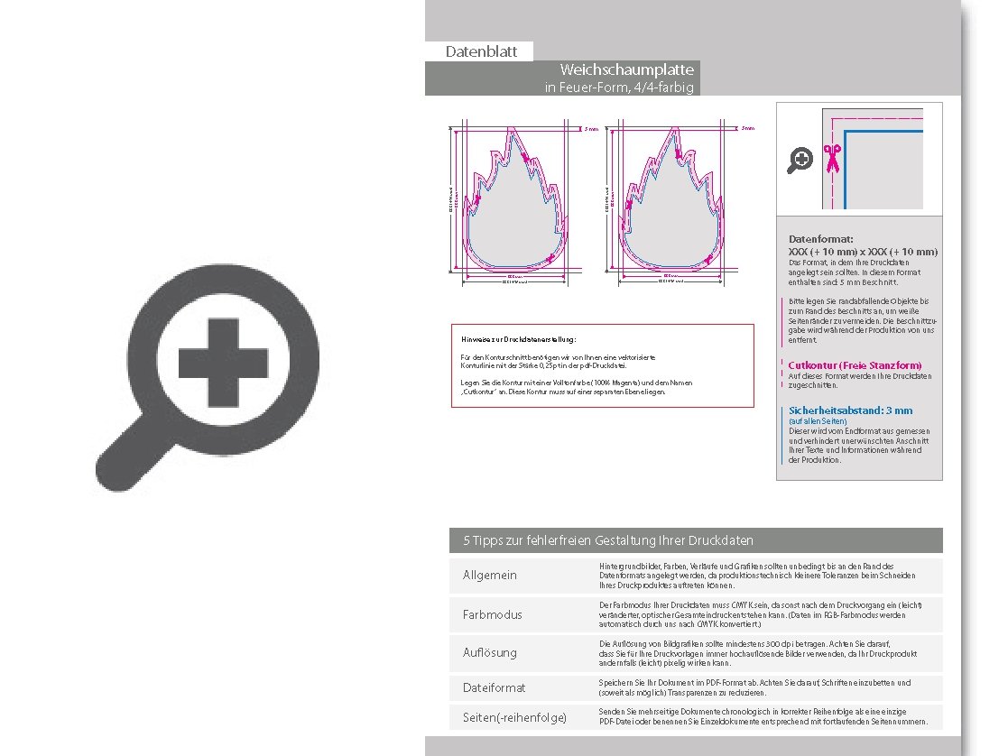 Product Bild kapa___plast_weichschaumplatte_in_feuer-form_konturgefr__st___beidseitig_4_4-farbig_bedruckt