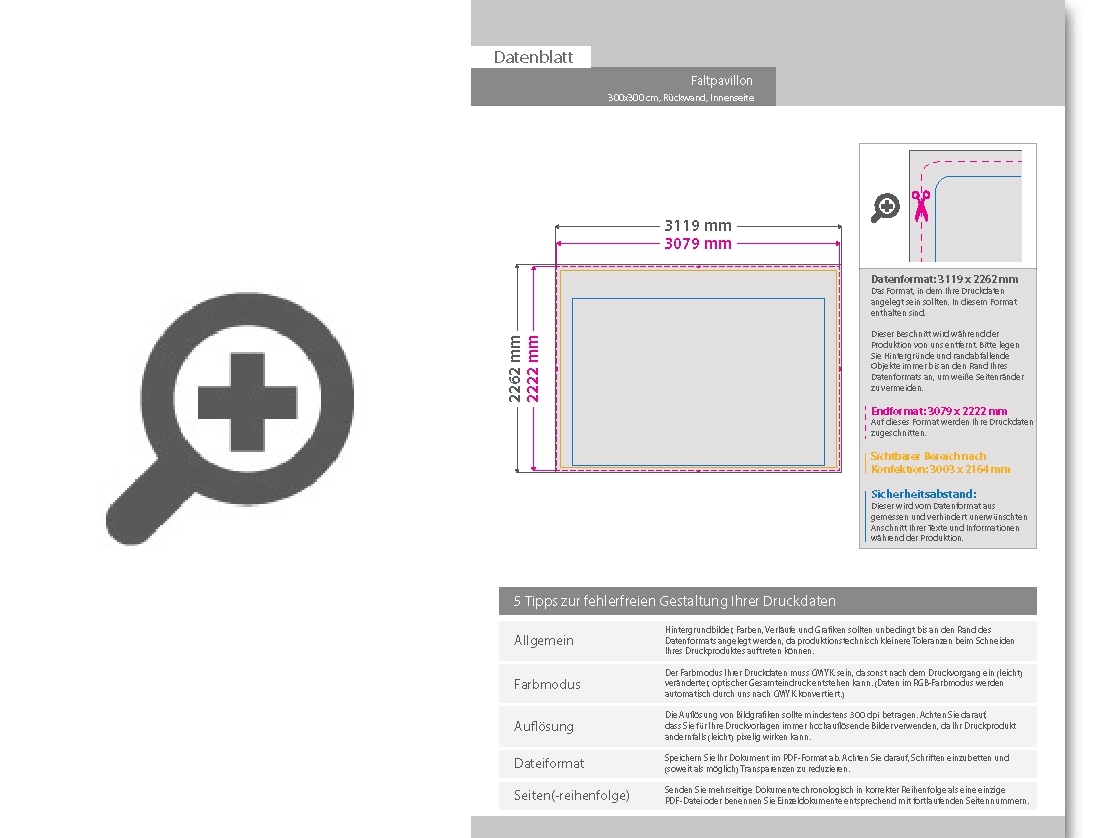 Product Bild r__ckwand_f__r_faltzelt_faltpavillon_300_x_300_cm__innen_einseitig_bedruckt