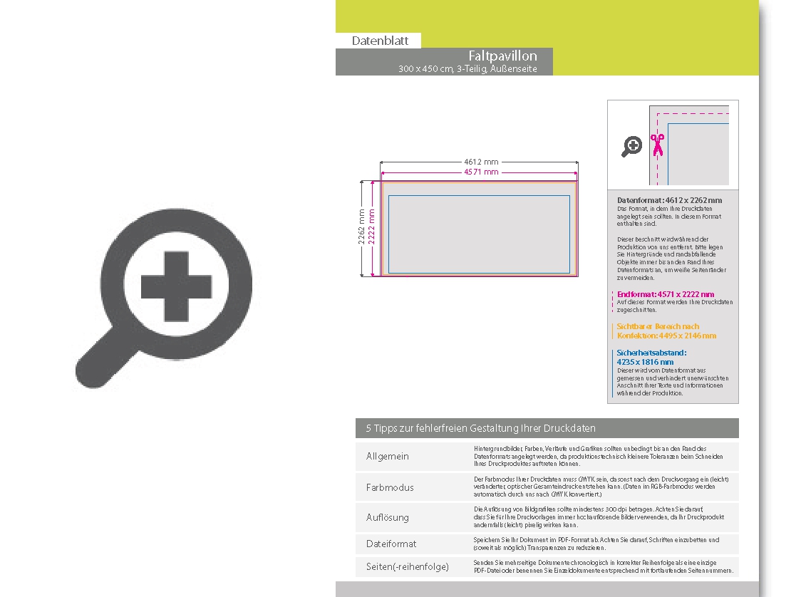 Product Bild komplettset_(3_w__nde)_f__r_faltzelt_300_x_450_cm__au__en_einseitig_bedruckt