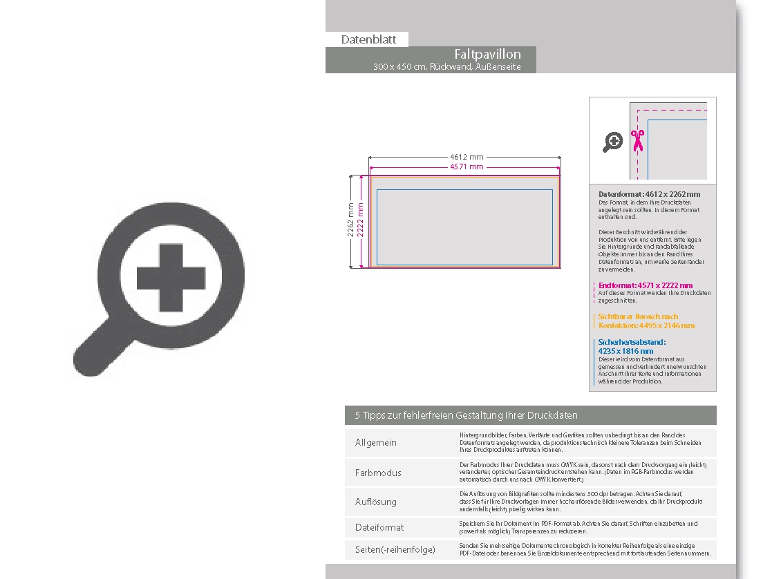 Product Bild r__ckwand_f__r_faltzelt_300_x_450_cm__au__en_einseitig_bedruckt