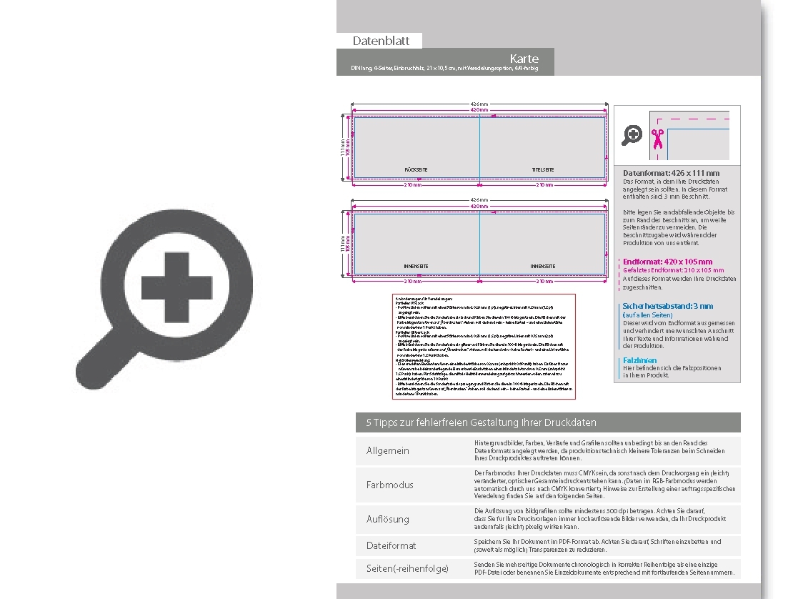 Product Bild postkarte__gefalzt_auf_din_lang_quer_(21_0_x_10_5_cm)__4-seitig__mit_allen_veredelungskombinationen
