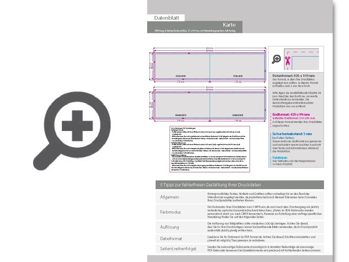 Product Bild postkarte__gefalzt_auf_din_lang_quer_(21_0_x_9_9_cm)__4-seitig__mit_allen_veredelungskombinationen