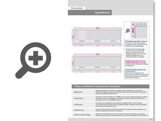 Product Bild speisekarte__gefalzt_auf_quadrat_21_0_cm_x_21_0_cm__6-seiter_(zickzackfalz)