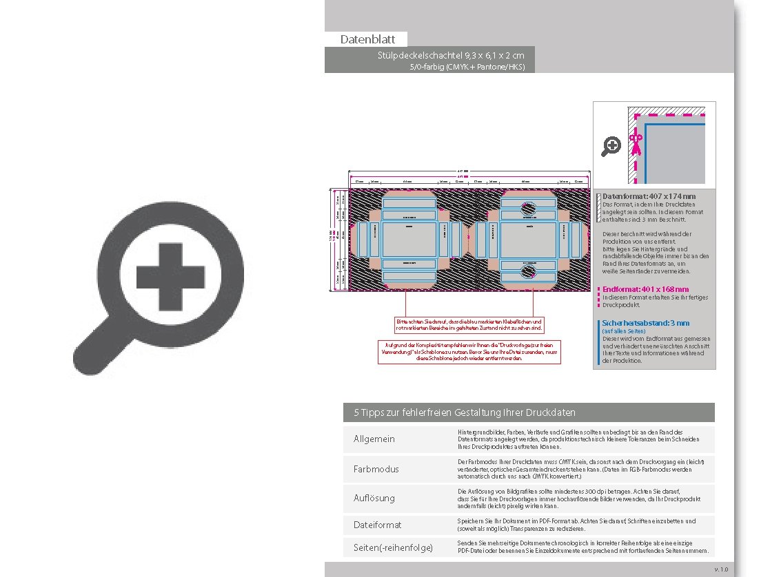 Product Bild st__lpdeckelschachtel_(9_3_x_6_1_x_2_cm)__einseitig_bedruckt_5_0-farbig_(cmyk_+_sonderfarbe)