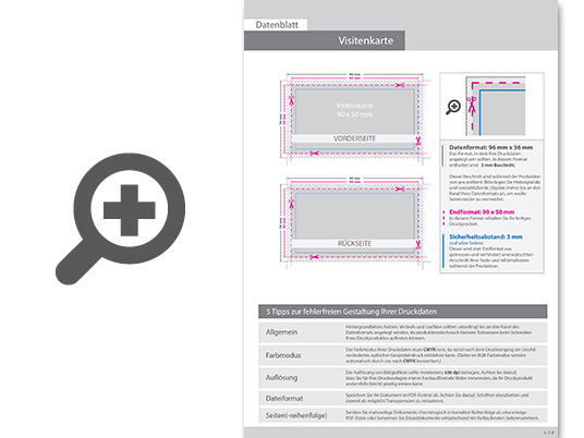 Product Bild visitenkarten_quer_5_5_farbig_90_x_50_mm_mit_einseitigem_partiellem_uv-lack___beidseitig_bedruckt_(cmyk_4-farbig_+_1_gold-sonderfarbe)