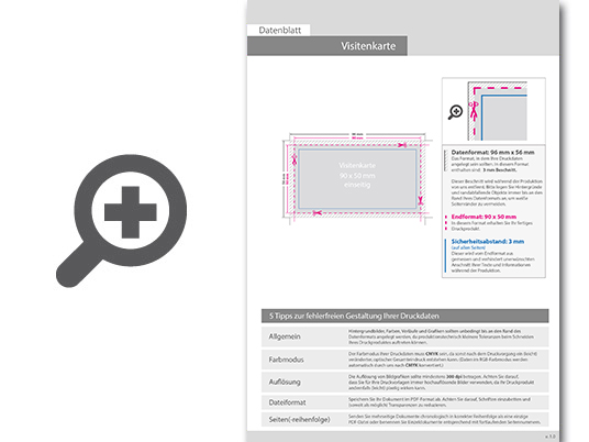 Product Bild visitenkarten_quer_5_0_farbig_90_x_50_mm_mit_beidseitig_partieller_uv-lackierung___einseitig_bedruckt_(cmyk_4-farbig_+_1_silber-sonderfarbe)