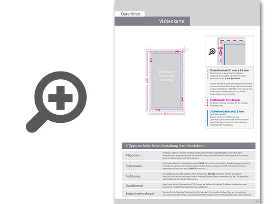 Product Bild visitenkarten_hoch_4_0_farbig_55_x_85_mm_(einseitiger_druck)__300g_recyclingkarton